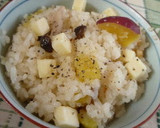 洋風　秋の味覚の炊き込みご飯作り方8写真