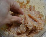 鶏ひき肉の大葉ハンバーグ作り方3写真