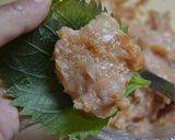 鶏ひき肉の大葉ハンバーグ作り方4写真