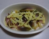 茗荷のチーズ焼き作り方3写真
