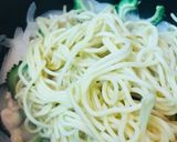 玉ねぎ＆ゴーヤーの和風鶏焼きそば作り方2写真