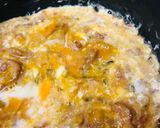 ササッと丼●揚げ玉＆たまご丼作り方2写真