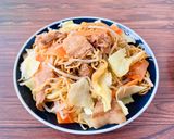 防災レシピ🍲湯煎で作る 蒸し焼きそば作り方11写真