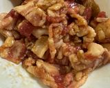 簡単豚バラ肉とニンニクの芽の炒め物作り方3写真