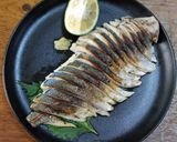 鯵刺しの塩焼き作り方4写真