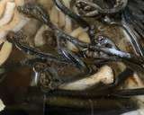 簡単　わらびの炊き込みご飯　玄米作り方4写真