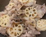 🌟[簡単] 照焼き豚こまレンコン😋作り方4写真