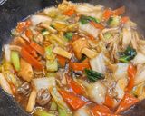 鶏ささみときのこの中華丼作り方9写真