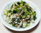小松菜と豚ひき肉のスープ作り方4写真