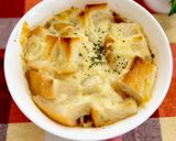 サクとろ食感！時短オニオングラタンパン🧅🧀🍞作り方5写真
