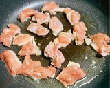 鶏肉とズッキーニの和風パスタ作り方4写真