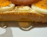 飴パリ！厚切りハムとクリームチーズの琥珀トースト作り方8写真