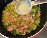 家族に人気!ペペロンチーノネギパスタ作り方5写真