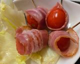 プチトマトのベーコン巻き作り方4写真