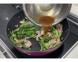 豚肉と小松菜のにんにく醤油炒め★動画あり作り方9写真