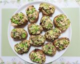 簡単おつまみオードブルブロッコリーツナ茸パンピザ作り方5写真