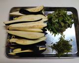茄子と大葉とひき肉の味噌炒め作り方1写真