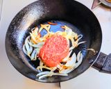コンビーフ卵サラダ丼作り方3写真