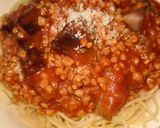 目分量！大豆ミートと茄子のミートソース作り方8写真