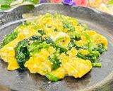 ふわっと卵が舞う☆ほうれん草の中華いため作り方5写真