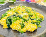 ふわっと卵が舞う☆ほうれん草の中華いため作り方5写真