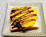 残り焼きそばアレンジ✳焼きそばトースト作り方6写真