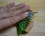 鶏ひき肉の大葉ハンバーグ作り方5写真