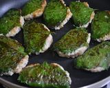 鶏ひき肉の大葉ハンバーグ作り方7写真