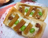 干し芋とチーズのトースト作り方3写真