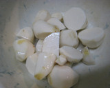 さといもと鶏そぼろの煮物(圧力鍋)作り方1写真