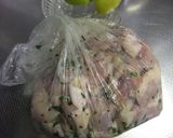 もみもみ♪レモンハーブのチーズチキン作り方1写真