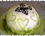ドームケーキ抹茶ムース入り作り方14写真