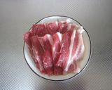 カリカリ豚とチーズの豆乳つけ麺作り方2写真