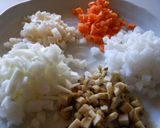 ほろ旨~♬チーズとたっぷり根菜の中華丼作り方1写真