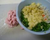 野菜たっぷり♡卵焼き作り方1写真