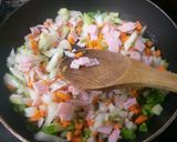 野菜たっぷり♡卵焼き作り方2写真