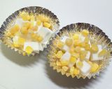 はんぺん&コーンのごまマヨ焼き☆作り方2写真