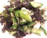 超簡単で大量消費！白菜＆韓国のりサラダ作り方3写真