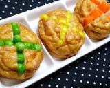 ★紀文「魚河岸あげ」★でカラフルお花★作り方4写真