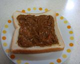 残りカレーで☆ふわとろっカレートースト作り方1写真