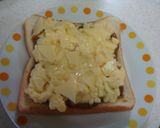 残りカレーで☆ふわとろっカレートースト作り方4写真