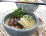 カリカリ豚とチーズの豆乳つけ麺作り方7写真