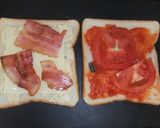 具のソースでホットサンド作り方3写真