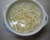 ＊　もやしのメンマ和え　＊作り方2写真