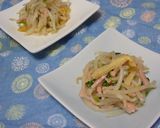 ＊　もやしのメンマ和え　＊作り方6写真