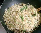 ツナと豆苗のヘルシー★ペペロンチーノ作り方5写真