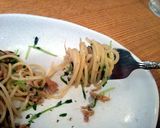 ツナと豆苗のヘルシー★ペペロンチーノ作り方7写真