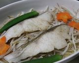 キューピー具のソースで、白身魚の酒蒸し作り方1写真