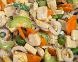 うすぎり凍り豆腐と野菜の旨み炒め♪作り方5写真