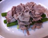 麦味噌ダレde豚シャブとアスパラサラダ作り方5写真